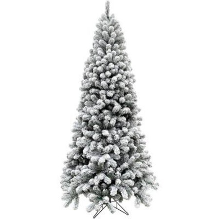 ALMO FULFILLMENT SERVICES LLC Fraser Hill Farm Artificial Christmas Tree - 6.5 Ft. Alaskan Flocked - No Lights FFAF065-0SN
